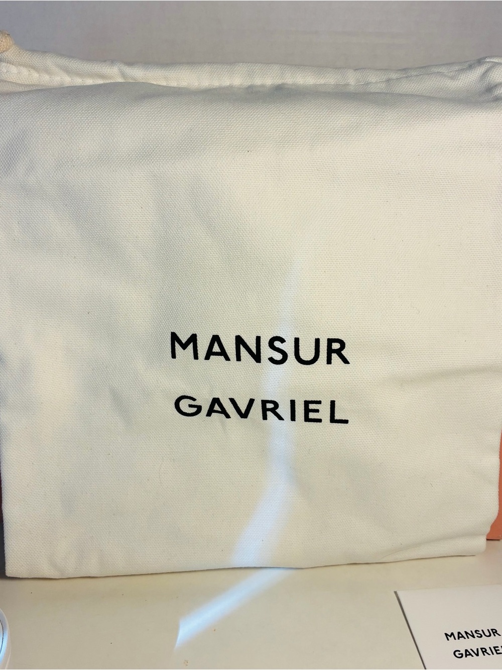 Mansur Gavriel Women’s Crossover White High Sandals W/Bag Size 40 - Picture 8 of 11